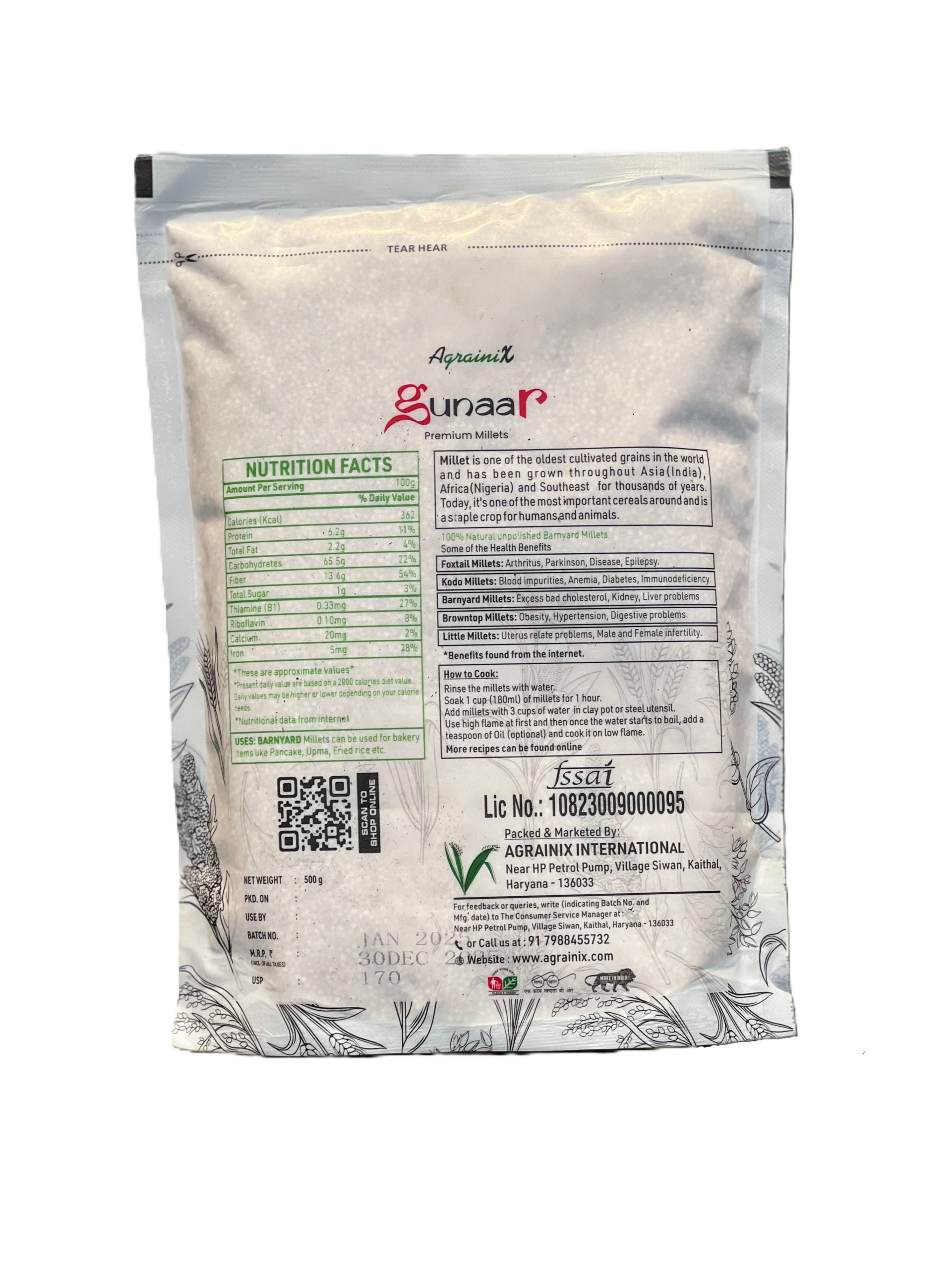 Gunaar Barnyard Millets - Image 3