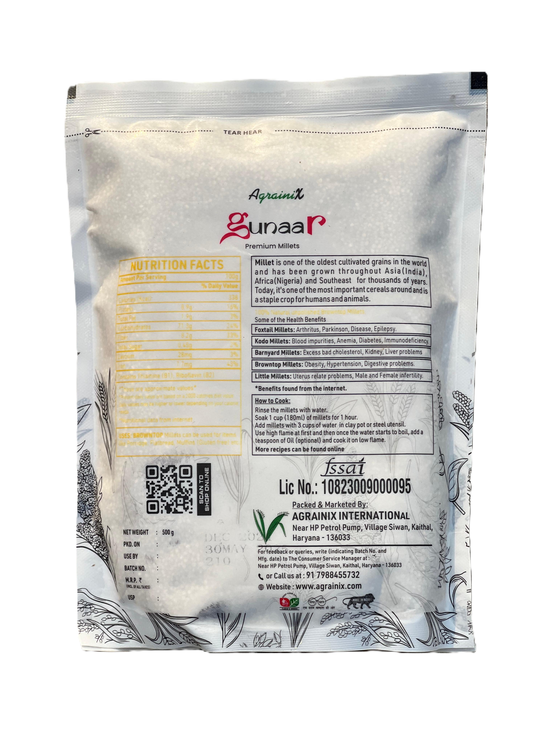 Gunaar Browntop Millets - Image 3