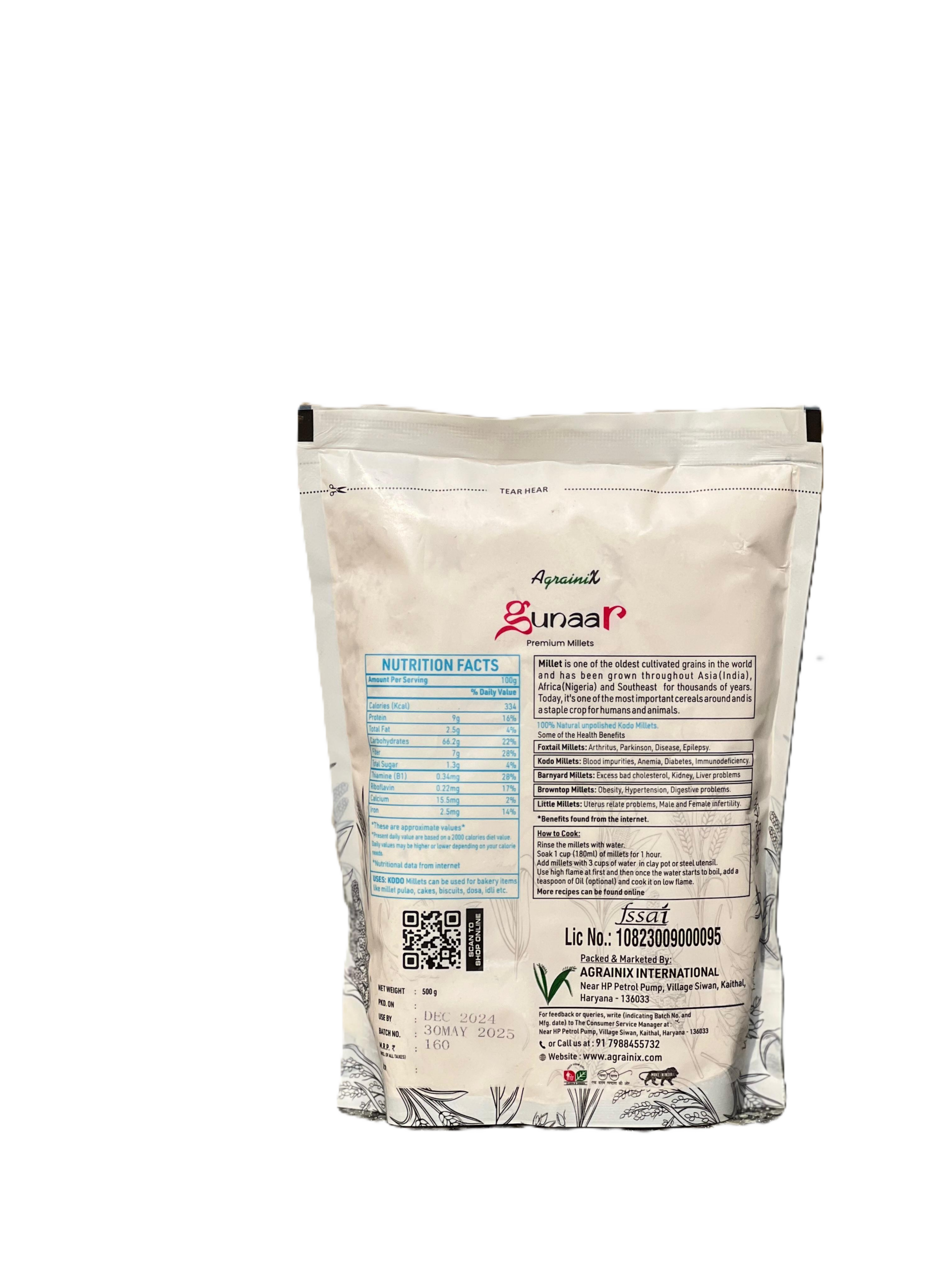 Gunaar Kodo Millet Flour - Image 3